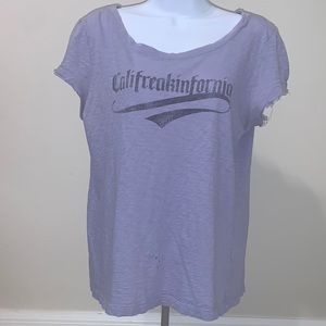 Juicy Couture Lilac “Califreakinfornia” T-shirt!